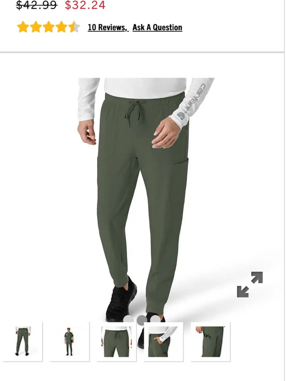 CARHARTT MEN'S JOGGER SCRUB PANT